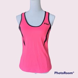 FILA PERFORMANCE WOMEN'S ATHLETIC TANK TOP PINK SIZE MEDIUM